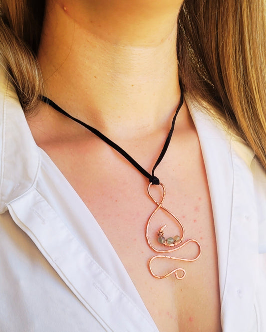 COLLANA PERLINE VERDI